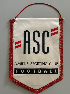Grand Fanion Vintage Amiens SC ASC - Football Français, Avant 2000, Collection