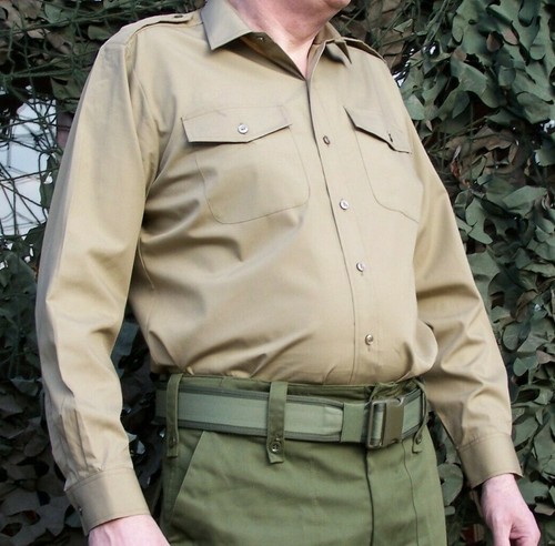 MILITARY UNIFORM KHAKI SHIRT 