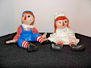 raggedy ann andy ceramic figurines