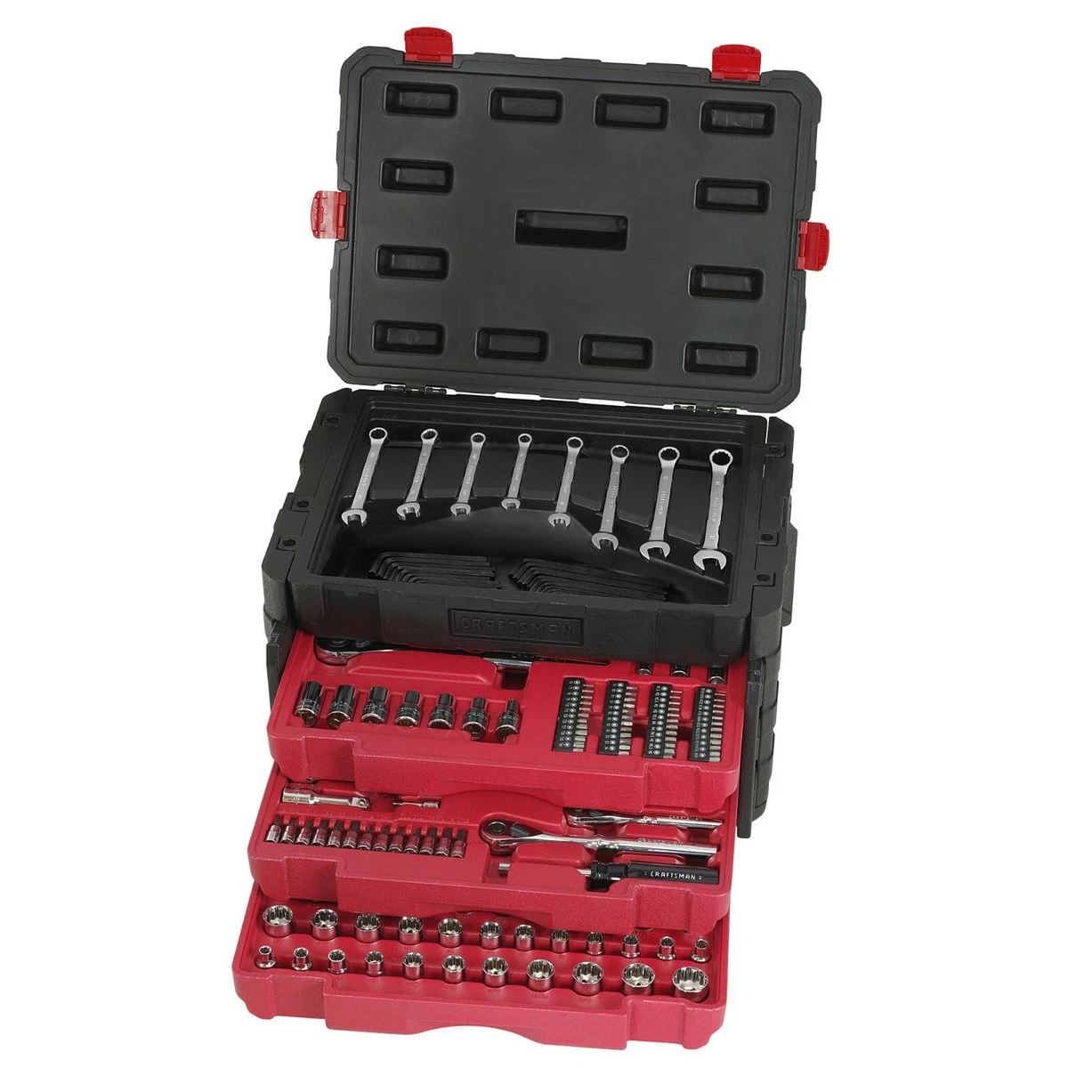 Craftsman 320 Piece Pc Mechanic s Tool Set With 3 Drawer Case Box NEW