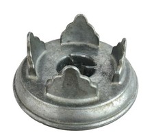 P.I.C. Princeton Indiana Pewter Pillar Candle Holder Base Stand Prongs