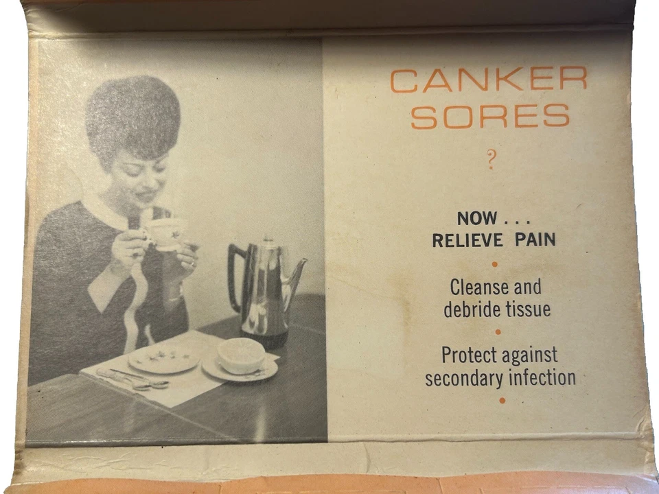Rare Gly-Oxide Canker Sore Vtg Advertising Medicine King of Prussia Mail Med Vtg - Image 4 of 4