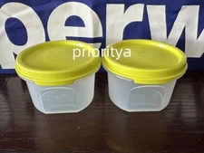 Tupperware Modular Mates Round #1 Container 200ml Set of 2 Margarita Seal New