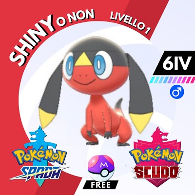Helioptile Shiny or Not 6 IV and Master Ball Legit Pokemon Sword Shield Sword Shield