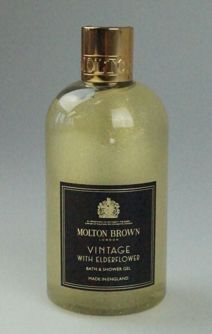 MOLTON BROWN VINTAGE WITH ELDERFLOWER BATH & SHOWER GEL 300ML