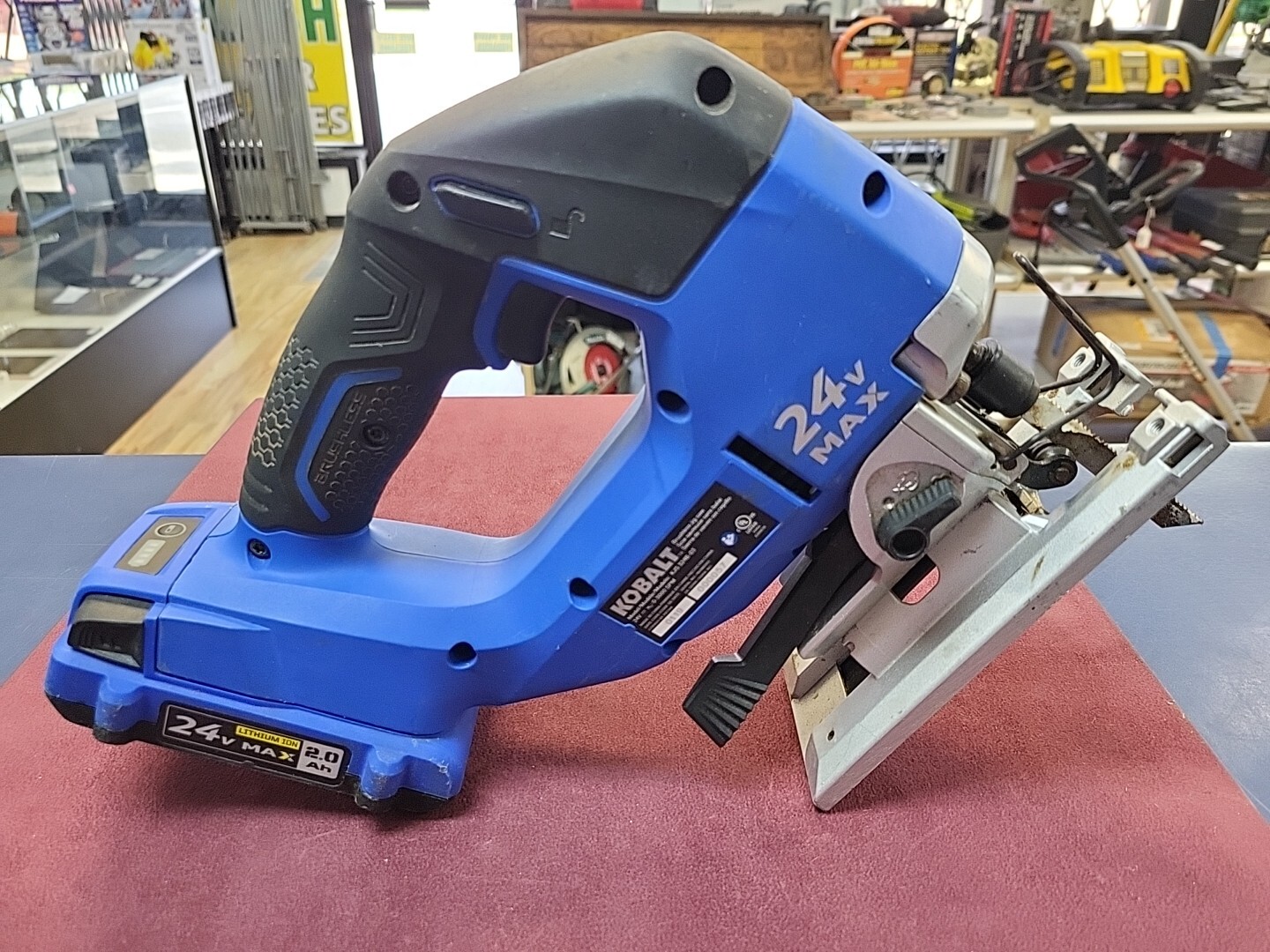 Kobalt KJS 324B03 24V Variable Speed Keyless Cordless Jigsaw With 2.0