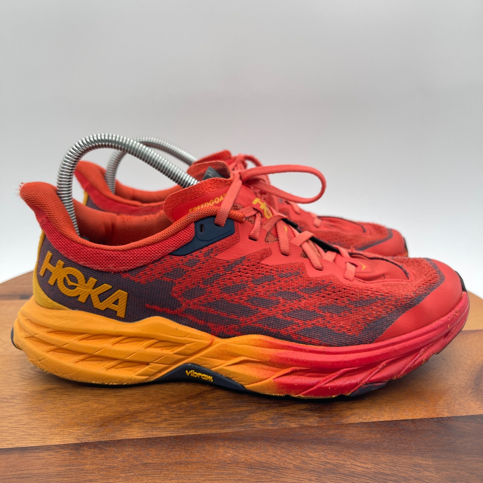 Hoka One One Shoes Mens 8.5 Speedgoat 5 Red Athletic … Gem