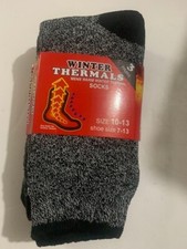 Mens 3 Pack Winter Thermal Socks Size 10-13 3 Pack