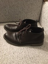 Goodfellow Co Men's Casual Business Dress Shoes Boots Drk Brown Sz 8 Very Good