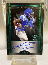 🔥🔥🔥2022 Leaf Trinity XRC Rookie Jerrion Ealy Auto 1/1💥💥💥