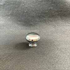 (5 Pack) 1-1/4 inch Avante Smooth Knob Polished Chrome