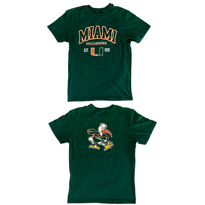Colosseum UM Miami Hurricanes Sebastian Ibis Football Game Day TShirt Mens Large