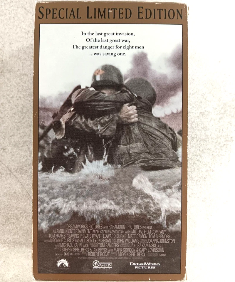 Saving Private Ryan VHS Movie 2000 2-Tape Set Special Limited Edition - Image 2 of 4