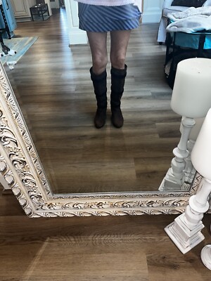 Gianni Versace Suede Boots Size 8