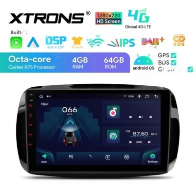 XTRONS 9'' Android 13 Autoradio IAP92MSMTNS Navi  Für Mercedes-Benz Smart Fortwo