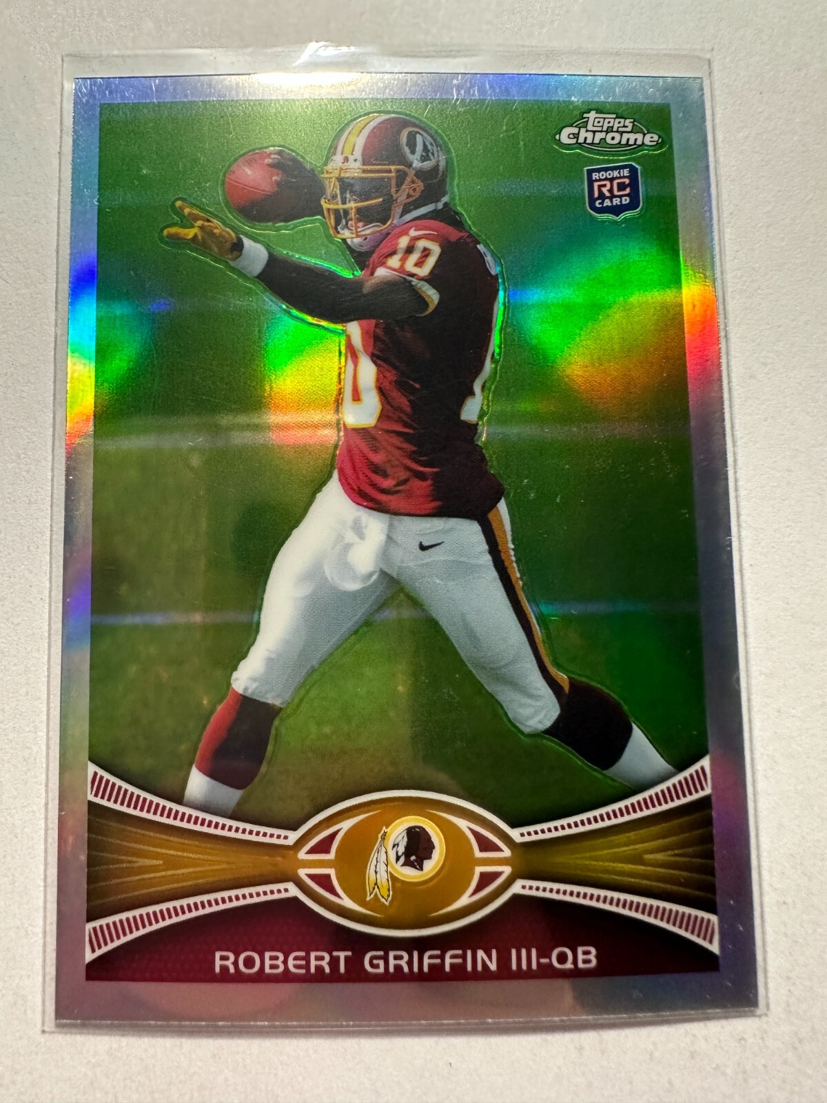 K69,618 -  2012 Topps Chrome Refractors #200 Robert Griffin III