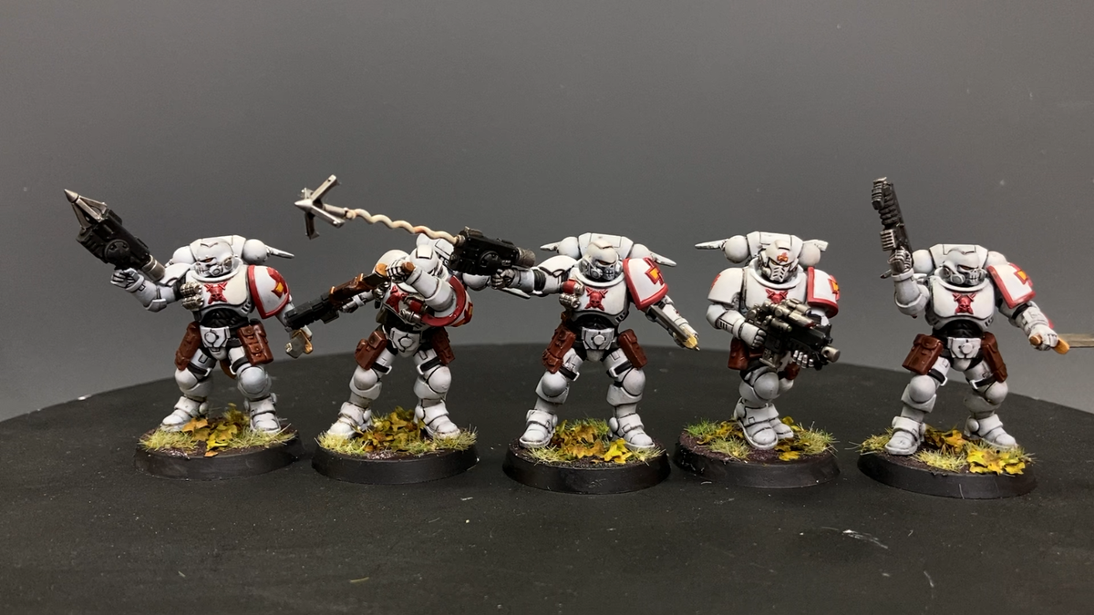 Warhammer 40K Primaris Reivers 5-Man Kill Team White Scars Fully