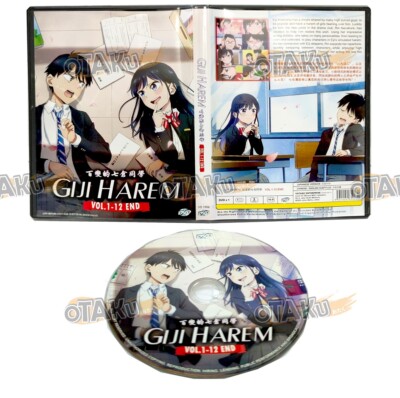 GIJI HAREM - COMPLETE ANIME TV SERIES DVD BOX SET (1-12 EPS) SHIP FROM US