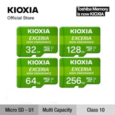 Image of Kioxia EXCERIA High Endurance 32GB 64GB 128GB 256GB MicroSD SDHC SDXC Card TF U3