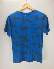 Tucker Tate Boys T-Shirt 10/12 Large L Crewneck Chest Pocket Blue J155
