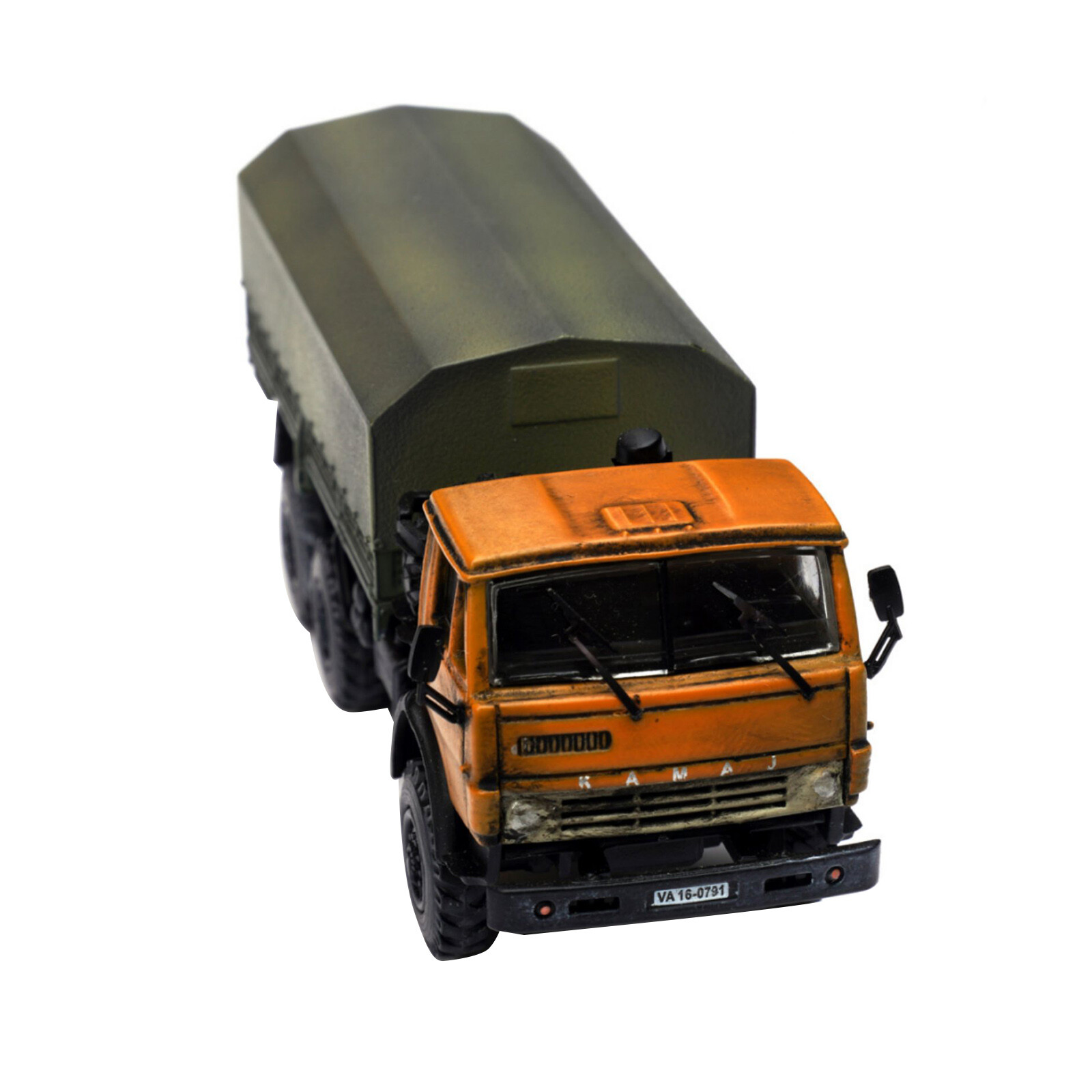 High Simulation 11cm 1/72 Russian Army Kamaz 43101 Engineering Vehicle Model