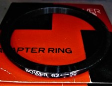 Bower Stepping Ring Metal 62-55mm 62mm Lens to 55mm Filter NEW 