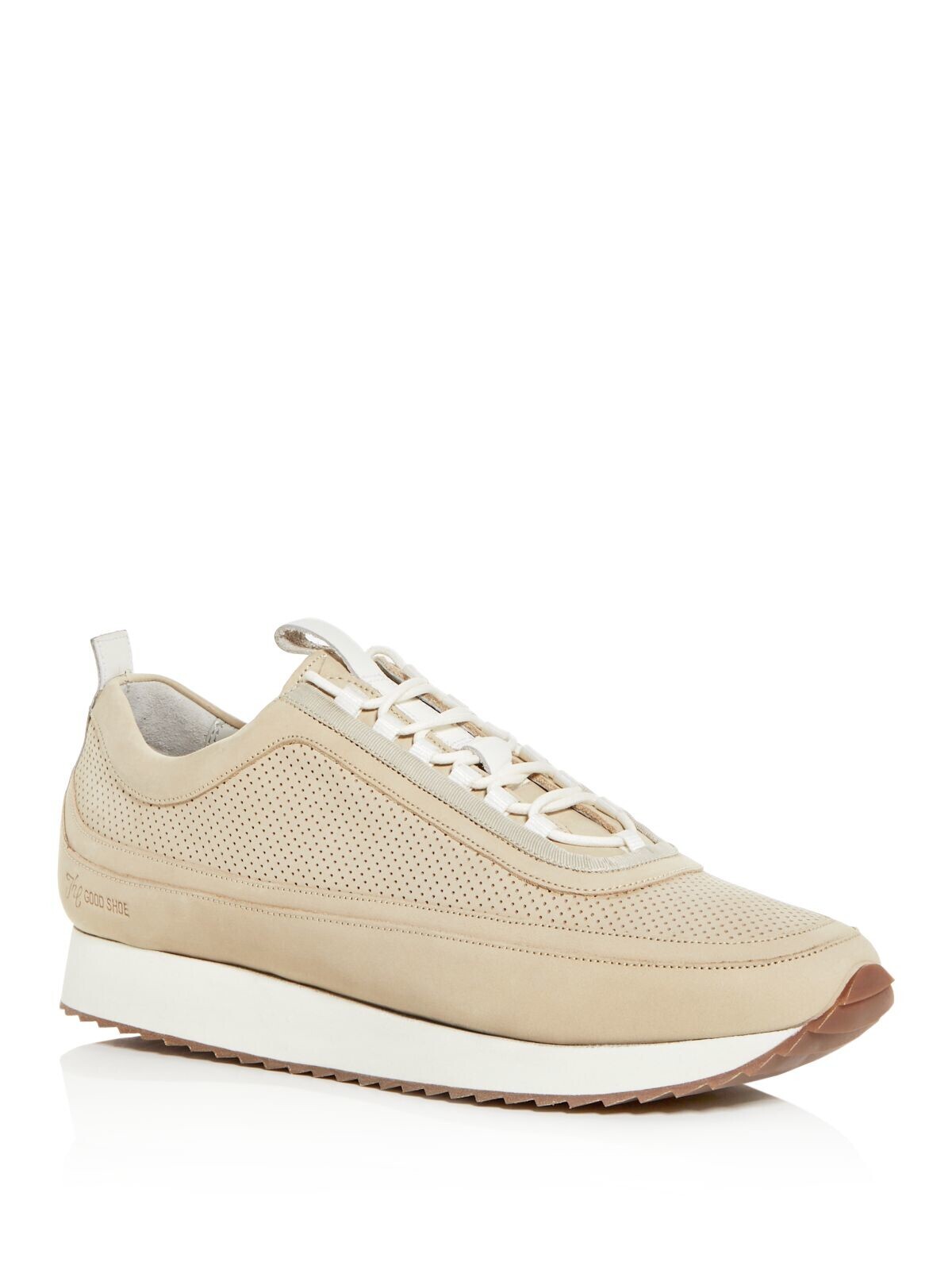 GRENSON Мужские белые, бежевые кожаные спортивные кроссовки с круглым носком 10 F