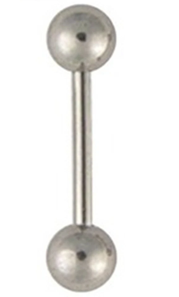 16g Straight Steel Eyebrow Barbell - Image 1 of 1