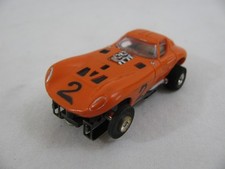 1970-72 Aurora HO Thunder Jet 500 T-Jet Tuff Ones Orange Cheetah Slot Car 1475