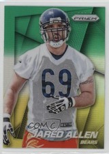 2014 Panini Prizm Neon Green & Yellow Prizm Jared Allen #113 9b4