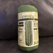 Klymit Static V 72"x23"x2.5" Lightweight Sleeping Pad Green Never Been Inflated