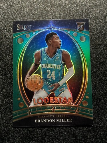 Brandon Miller [Green Prizm] #3 2023 Panini Select Lodestar card