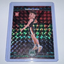 2024-25 Panini Mosaic - Jam Masters Donovan Clingan #5 Green Mosaic Prizm (RC)