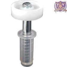 Nylon Bi-Fold Closet Door Top Guide Spring-Loaded Roller 2 Pack