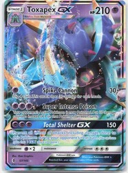 Toxapex GX 57/145 Guardians Rising Ultra Rare Holo