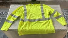 Portwest Modaflame Hi-Vis Yellow/Gray Flame Resistant Anti-Static Work Shirt XL