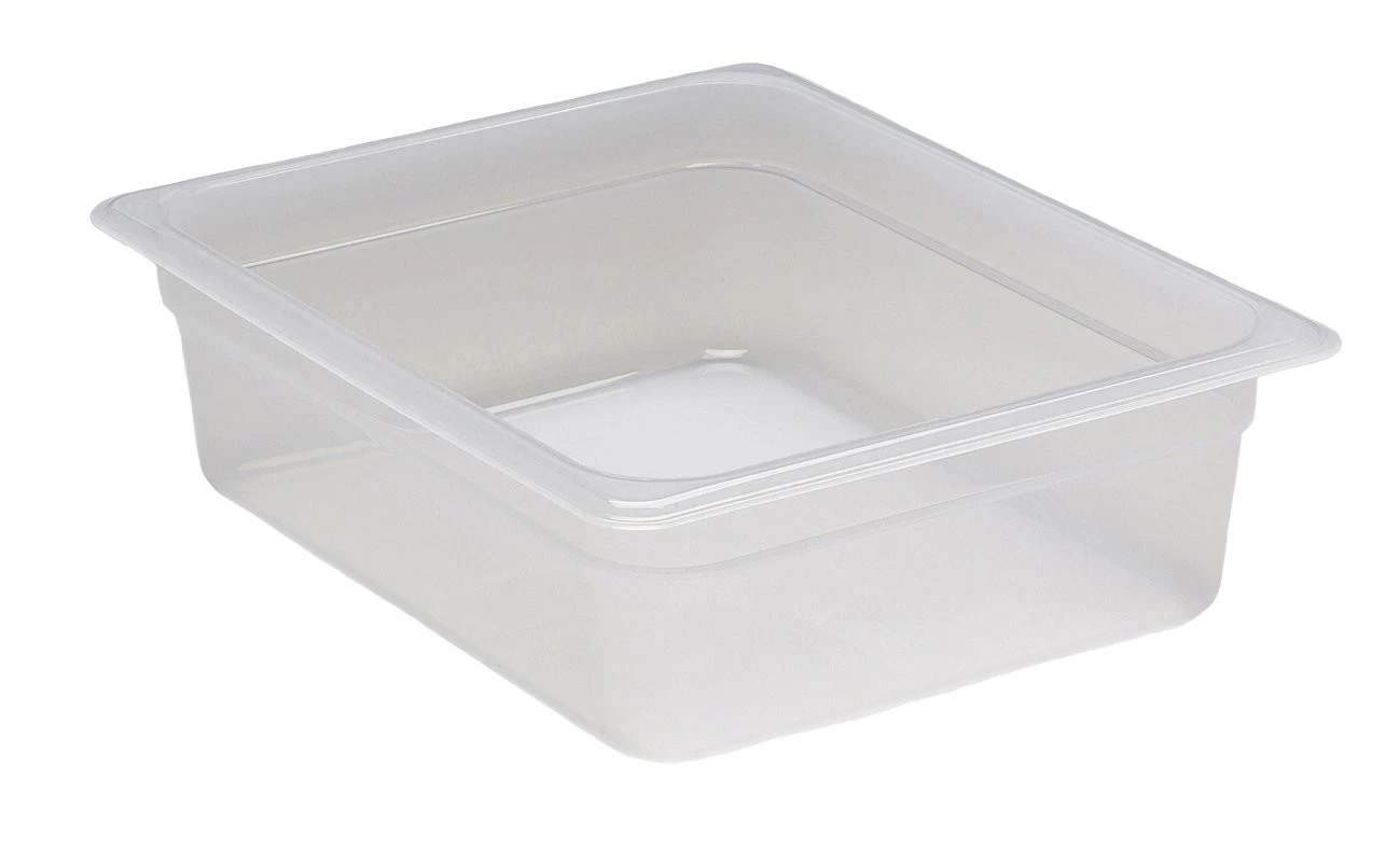 6.3 Quart Translucent Food Pan Half Size Nsf Polypropylene Baking Pan 4 Deep