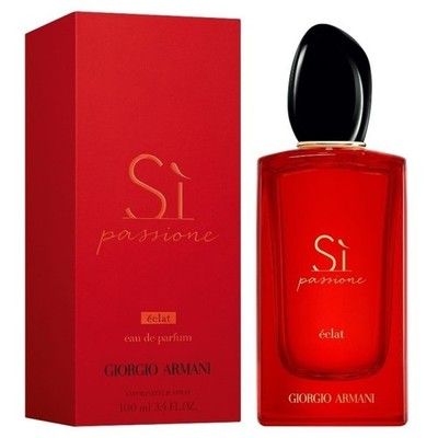 Giorgio Armani ''SI PASSIONE ECLAT'', Eau de Parfum, Women, Spray, 3.4oz, Sealed
