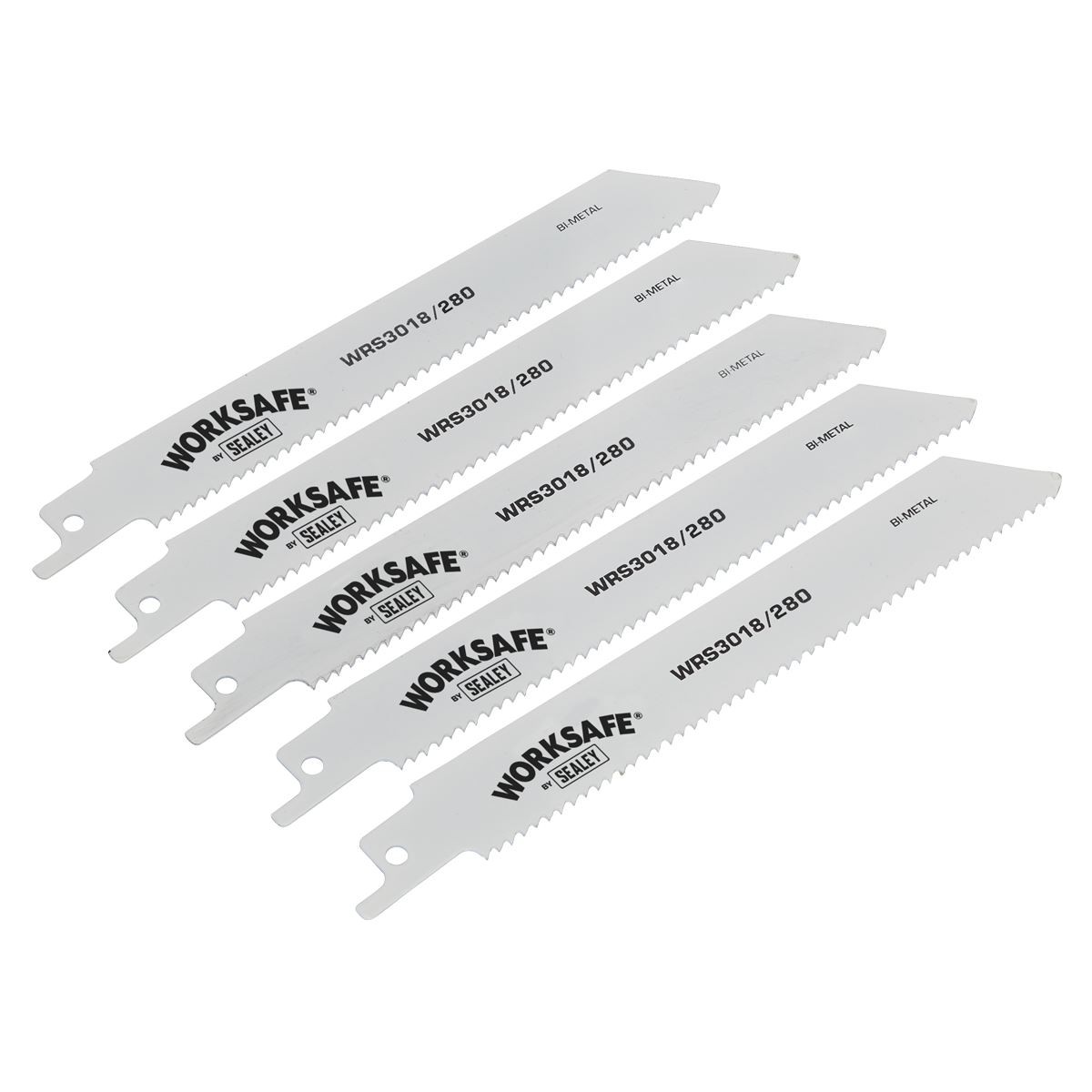 Sealey Worksafe® Reciprocating Saw Blade 280mm 10tpi - Pack of 5 WRS3018/280