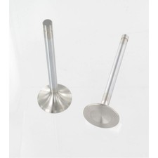 Elgin Exhaust Valve Set Hpv-45q8 .3415 X 4.910 X 1.6 Stainless For Sbc 8pcs
