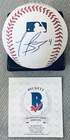 LUIS ARRAEZ W/#4 LICENSED BECKETT AUTHENTICATED SIGNED NEW MANFRED MLB BASEBALL