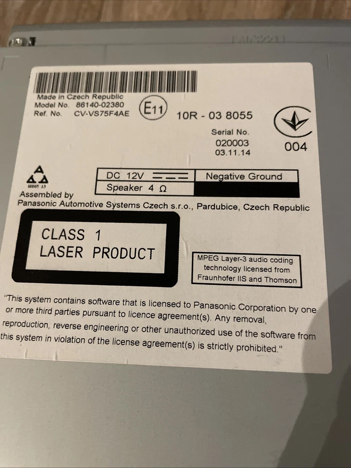 Modulo alto Toyota Auris Hybrid 86840-05010 +86140-02380 - Immagine 2 di 4