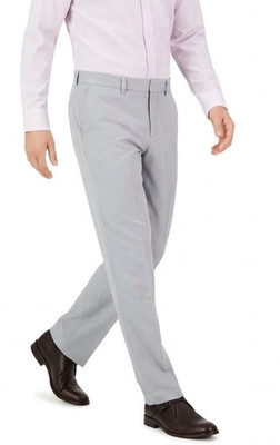 Perry Ellis Dress Pants 38x29 Chiseled Stone Gray Solid Resolution Modern Fit