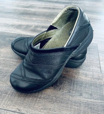 Merrell Primo Patch Loafers Clogs Shoes Womens Size 8 US 38.5 EU Black Leather