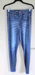 BlackMilk Not Actually Denim Hwmf Leggings Size M