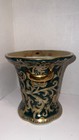 Rare William Sung Cache Pot Planter Handmade&Hand Painted  Tapestry FloralMotifs — photo 8