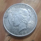 1922-D Silver Peace Dollar - Toned