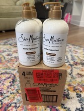 LOT 4 SheaMoisture 100 Virgin Coconut Oil Daily Hydration Conditioner 13 fl oz