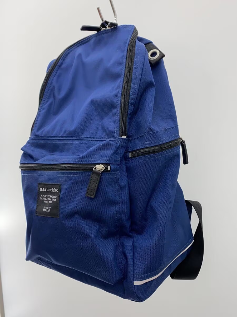 Marimekko Backpack, Polyester, NVY, Solid Color - image 2