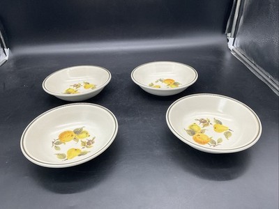 4 Johnson Bros Table Plus  Summer Gold  Cereal/ Soup Bowls 6 3/4  W